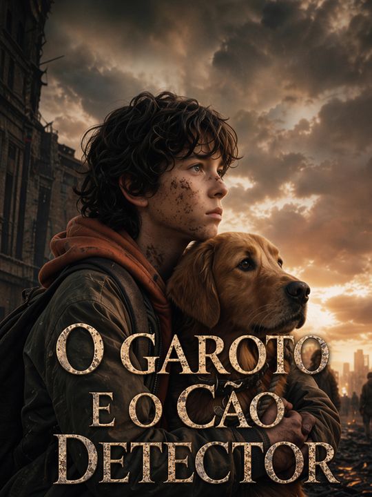 O garoto e o cão detector