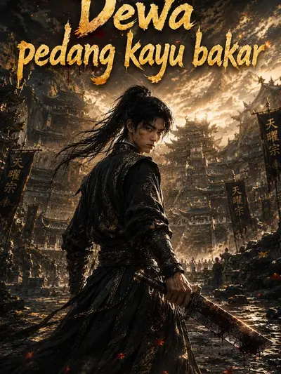 Dewa pedang kayu bakar