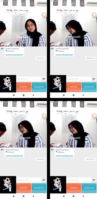 Ometv jilbab 2 gagahi pacar di kantor