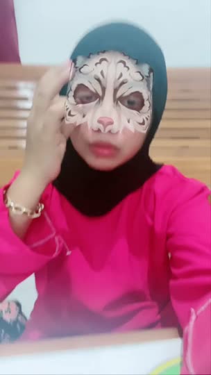 Nona Jilbab Sama Pacar KissDM doggy di kamar mandi