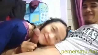 Adik Ipar Malay Ketagihan Peju Kontol Kakak