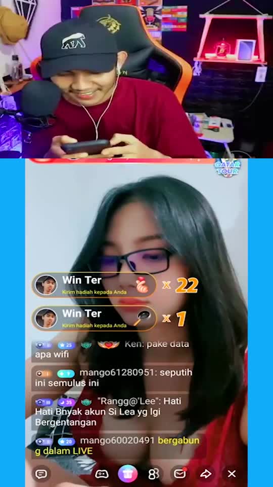 Live Show Lea Julia Mango Live instruktur Senam Malam Abang
