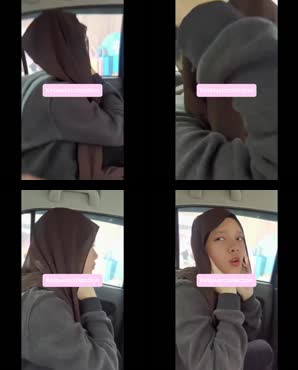 Hijab di mobil