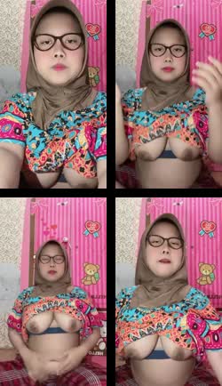 Jilbab Toge Bugil 08 pamer body di kamar sendiri kualitas jernih