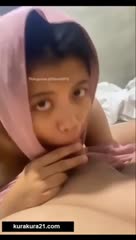 Jilbab Pentil Tindik Ngentot Crot di Mulut