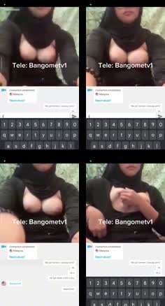 Ometv hijab hitam kacamata remas toket di kamar kos sampai keluar