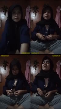Hijab tobrut cantik 18yo puas remas toket