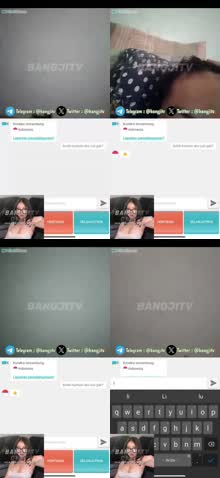 Bokep Indo OmeTV Beha PINKK desah manja di kebun sambil live