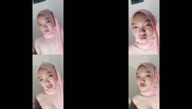 Neng izza jilbab pink pose yoga ngangkang bugil bokepdo neng izza jilbab