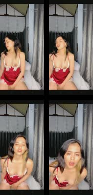 Bokep Indo Miss Labila Lingerie Merah Banjir di kasur
