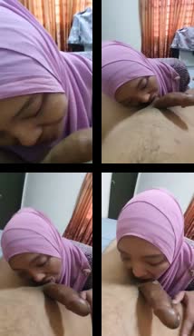Ibu Guru Jilbab Ungu main di kamar mandi durasi panjang