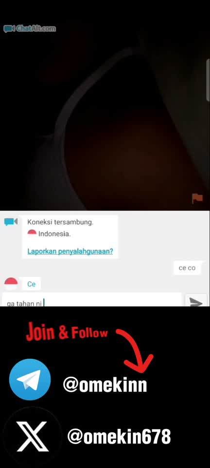 Omek gelap gelapan desah manja di warnet sambil live