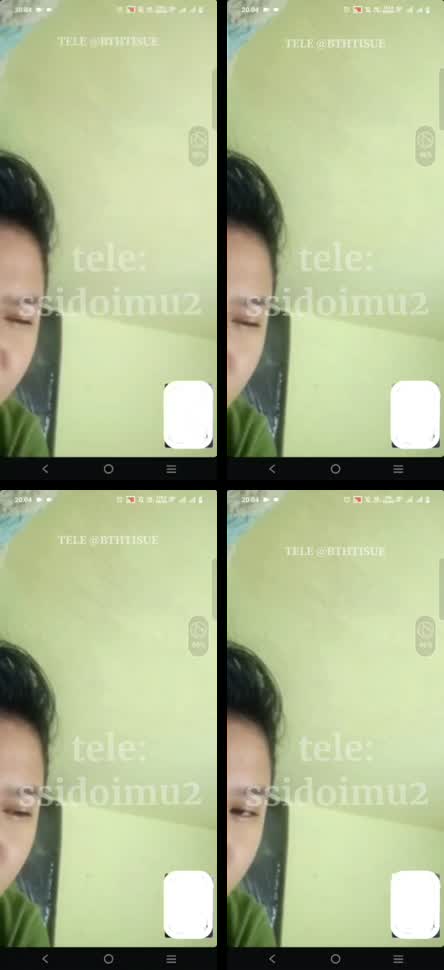 Live Show Miss MJ vcs 2 nungging di kebun sambil live