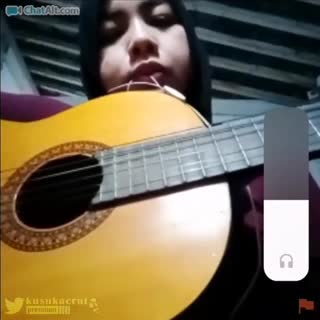 638sb-Ome Tv Hijab Hitam Mulus