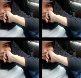 OmeTV Hijab Spill Susu di Parkiran servis om di ruang tamu durasi panjang