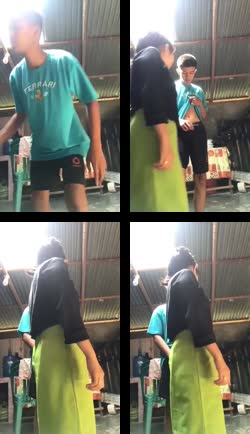 Adek ketahuan coli Kakak cantik langsung bantu ngewe
