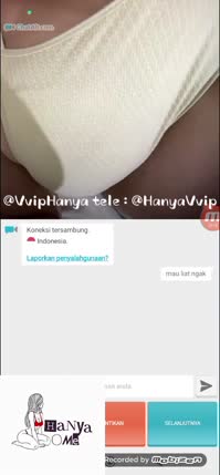 Ome tv bareng Tante toge pamer body di rumah kosong