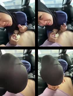 Jilbab Pacaran Sepong Di Mobil Crot Muka