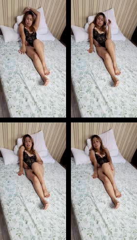 Minta Pijat Tante Itha Sebelum ML remas toket di kebun full video