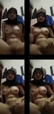 Jilbab imut pamer body di indekos