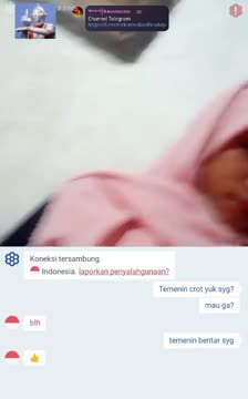 Ometv hijab pink santriwati colmek di hotel sampai lemas