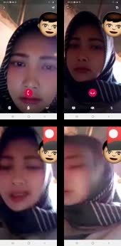 Tante hijab vcs sama selingkuhan 2 kena gilir di warnet bikin sange