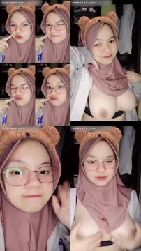 Fitri Hijab Cantik Pamer Boba – striptis di villa no sensor full