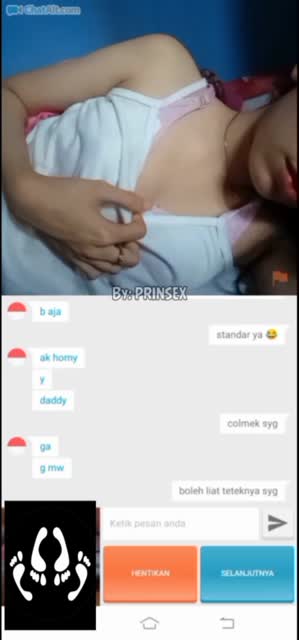 Ometv dipancing langsung sange desah manja di kamar mandi