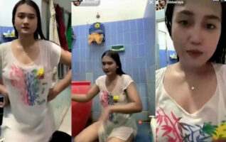 Live Show Berani Juga Oktaviaya Nekat Live Mandi Tanpa Daleman