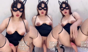 Live Show Sonya Cosplay Dildo Gede Masuk di Lobang Kecil HOT51