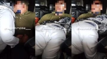 Tante Minxrose Asyik Emut Otong Dalam Mobil Lagi Parkir