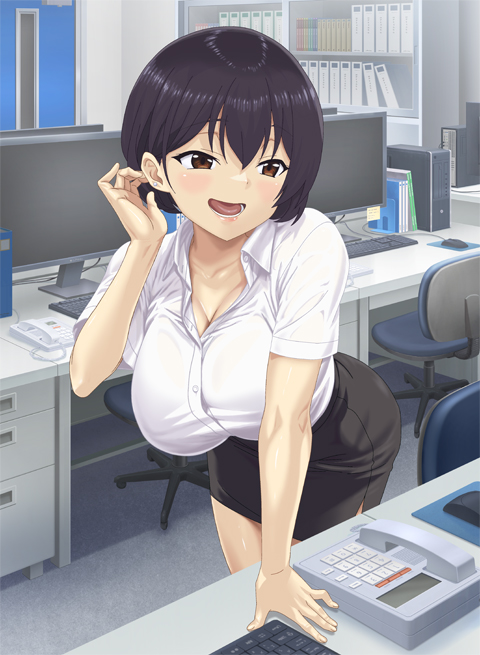 Poster Akogare no Onna Joushi ga, Aibeya Shucchou no Tonari no Bed de Zetsurin Otoko ni Netorarete Iru