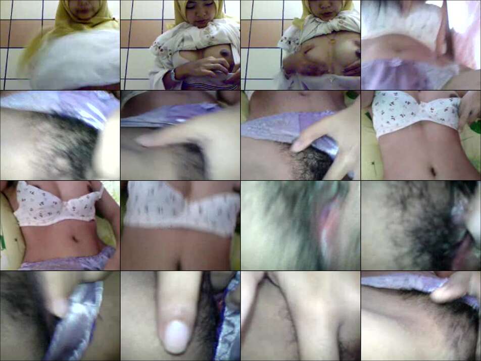 Jilbab Kuning Masturbasi