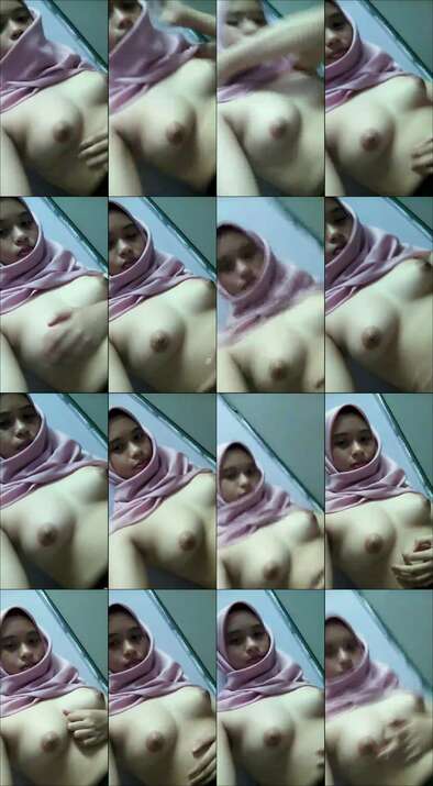 Jilbab Pink Telanjang Dada