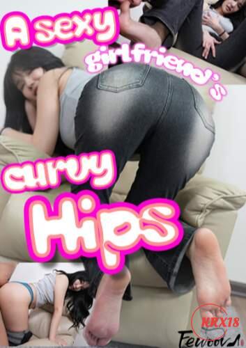 Poster A sexy girlfriend’s curvy Hips