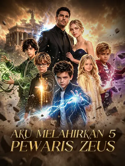 Poster Aku Melahirkan 5 Pewaris Zeus