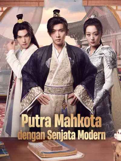 Poster Putra Mahkota dengan Senjata Modern