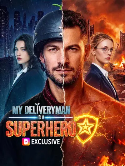 Poster My Deliveryman Is a Superhero