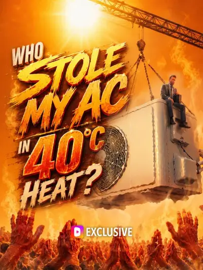 Poster Who Stole My AC in 40°C Heat?