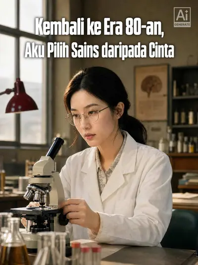 Poster Kembali ke Era 80-an, Aku Pilih Sains daripada Cinta