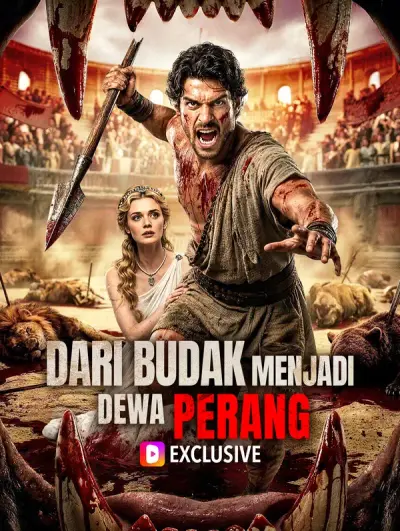 Poster Dari Budak Menjadi Dewa Perang
