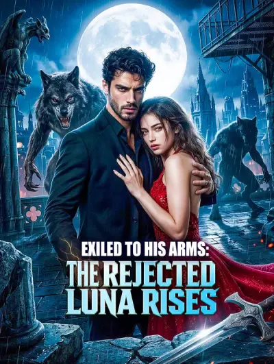 Poster Exiled to His Arms: The Rejected Luna Rises